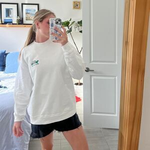 Fruit-of-the-loom Women's White Sweatshirt